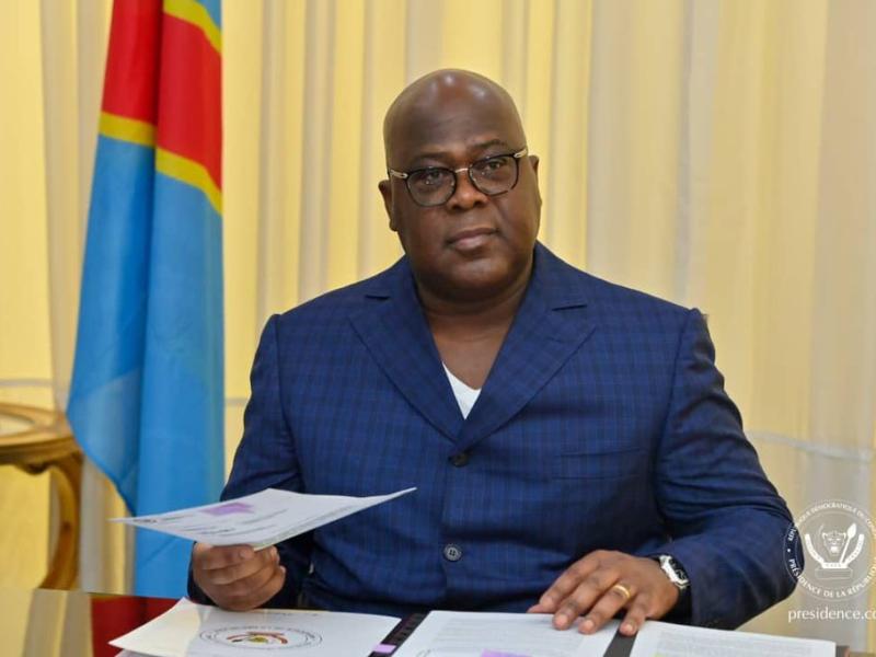 Via visioconférence, le Président Félix Tshisekedi prend part à une réunion d’urgence de l’Union Africaine sur le choléra