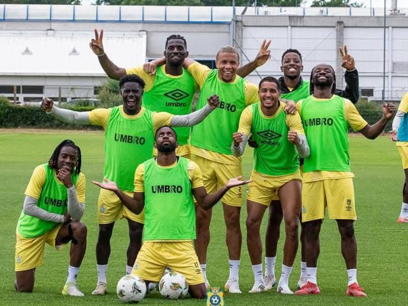 Les Léopards lors d'une séance d'entraînement à Orléans.