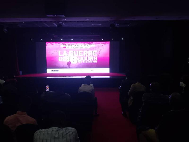 Projection du film documentaire [ Photo d'illustration]
