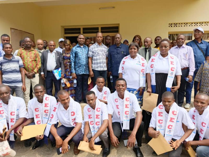 Le nouveau comité provincial du Collectif du Syndicat des Enseignants du Congo [photo d'illustration]