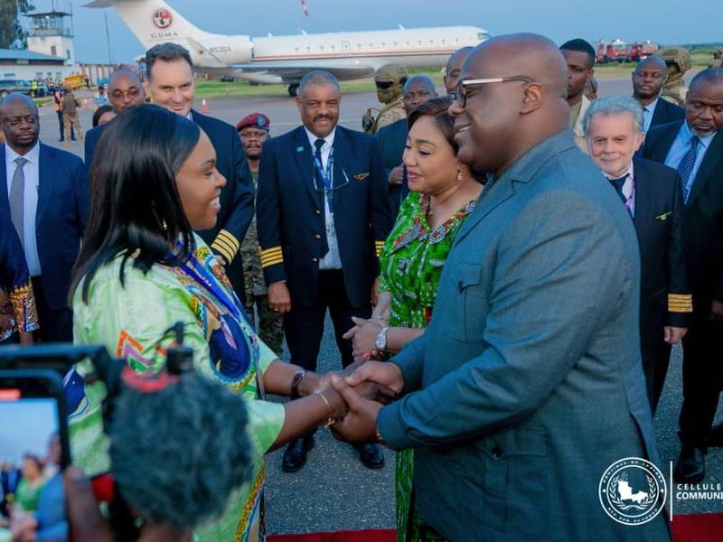 Le président Félix Tahisekedi reçu par la gouverneure du Lualaba ce lundi 9 juin [photo d'illustration]