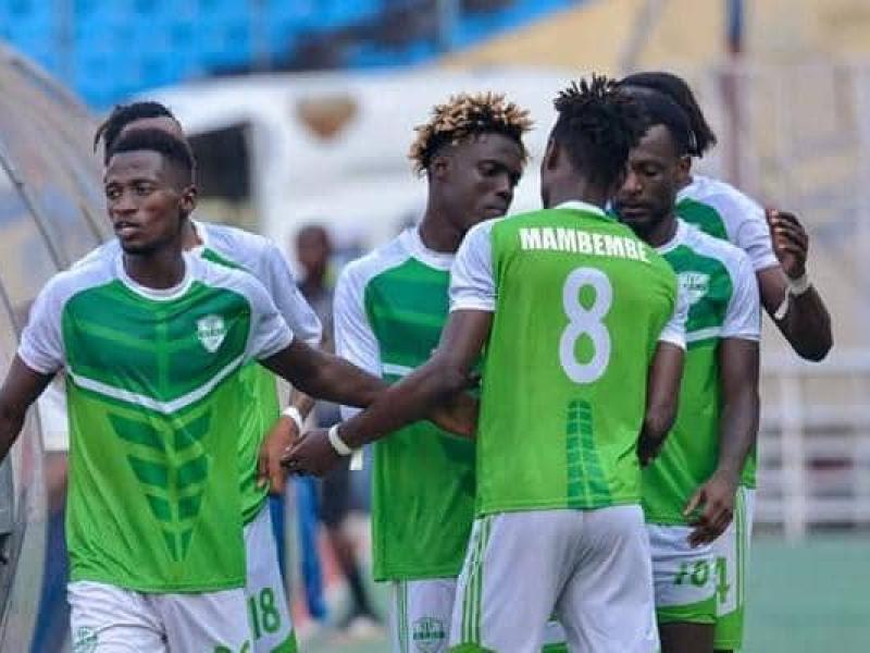 Les joueurs du DCMP en pleine célébration d'un but, au Stade des Martyrs de la Pentecôte. [ Photo d'illustration ]