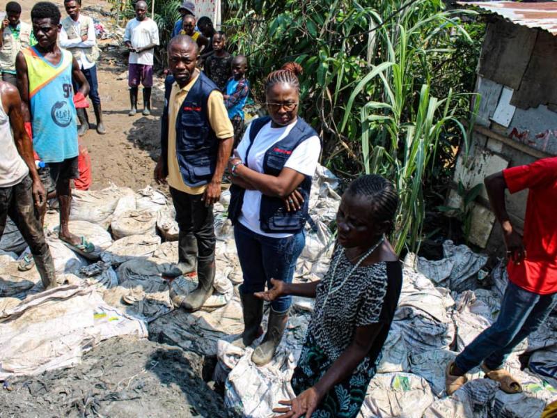 Des jeunes de l'association CBS dans une sensibilisation dans le quartier Kingabwa [photo d'illustration]