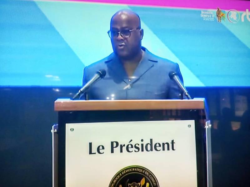 Le Président de la République Félix Antoine Tshisekedi lance les travaux de la douzième édition de la Conférence des Gouverneurs à Kolwezi