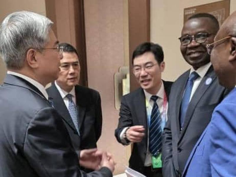 Arrivée du ministre congolais de Commerce extérieur,  Julien Paluku Kahongya, à Changsha, en prélude de la 4ᵉ Exposition économique et commerciale sino-africaine
