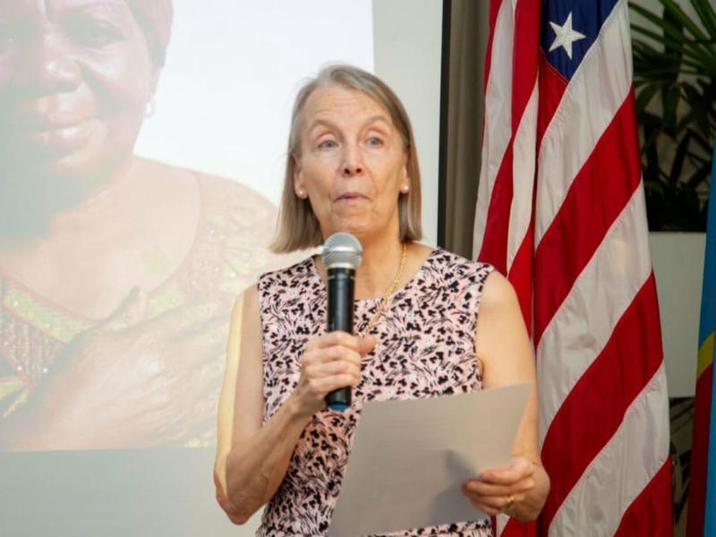 Lucy Tamlyn's,  ambassadrice des USA en RDC