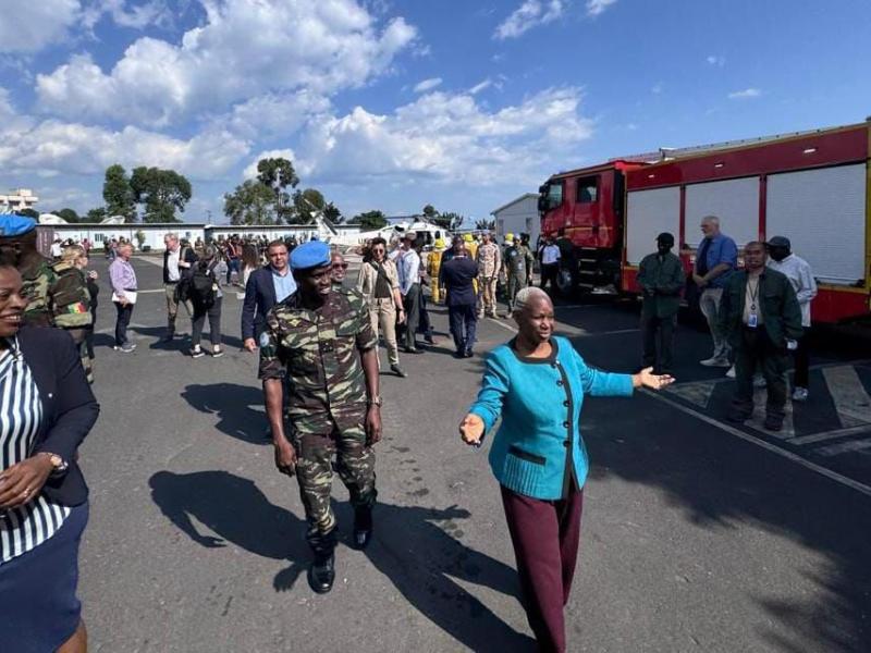 La cheffe de la Monusco, Bintou Keita