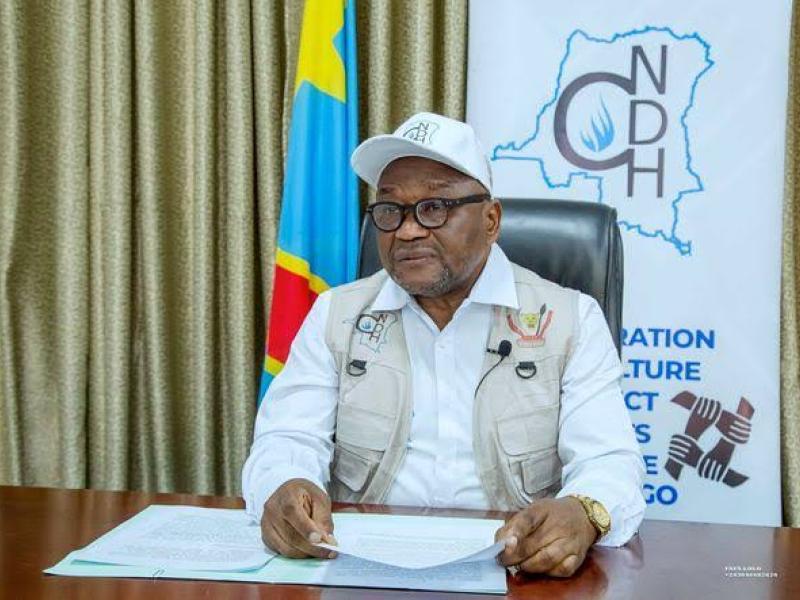 Paul Nsapu, président national de la CNDH [photo d'illustration]