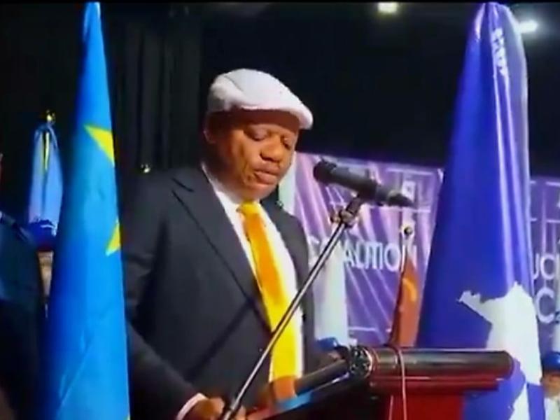 Jean-Marc Kabund au lancement de la plateforme politique Coalition de la Gauche Congolaise