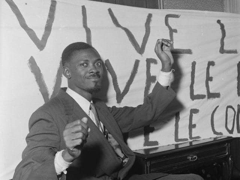 Emery Patrice Lumumba à Bruxelles en 1960 [photos archives]