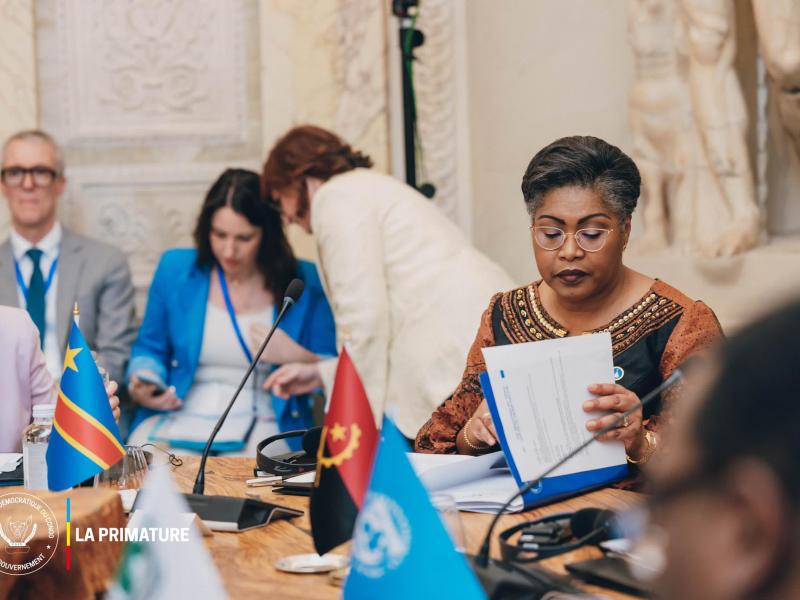 La première ministre Judith Suminwa lors de ce sommet [photo d'illustration]