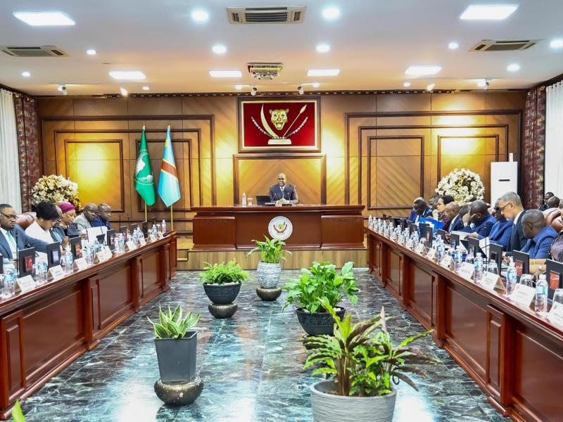 Les membres du gouvernement au cours du conseil des ministres [photo d'illustration]