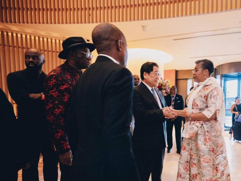Arrivée de la Première Ministre, Judith Suminwa Tuluka au Japon