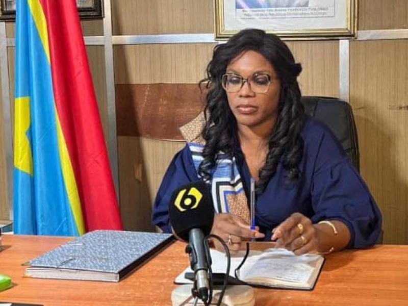 Mireille Iwembadio, coordonnatrice provinciale du PNHF à Kinshasa