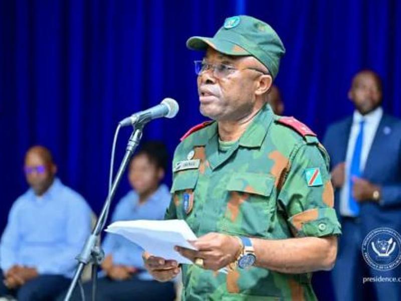 Général-major Sylvain Ekenge Bomusa, porte-parole de l’État-major général des FARDC
