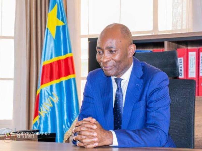 Le Gouverneur du Sud-kivu, Jean-Jacques Purusi [photo d'illustration]