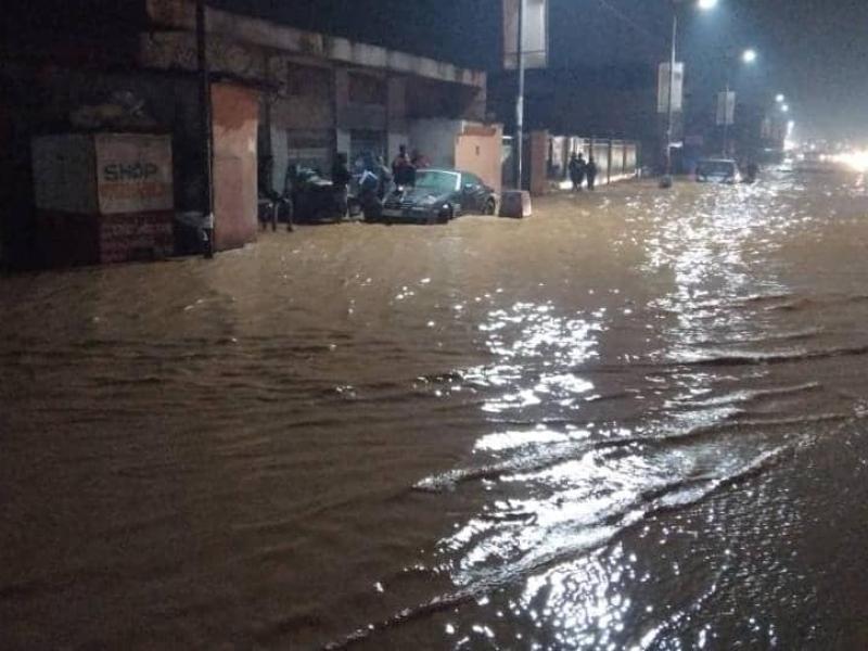 Crue de la rivière Ndjili séparant les communes de Limete, Matete, Masina et Ndjili, suite à des fortes pluies sur Kinshasa, en avril 2025 [photo d’illustration]