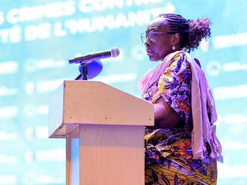 La ministre Chantal Chambu Mwavita en charge des Droits humains en RDC