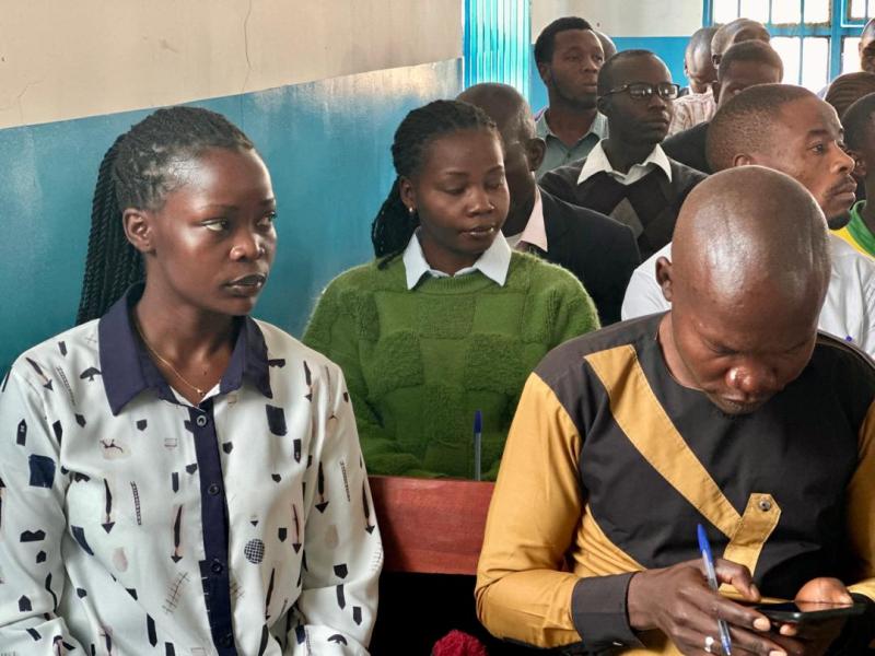Les jeunes de Lembabo en pleine séance