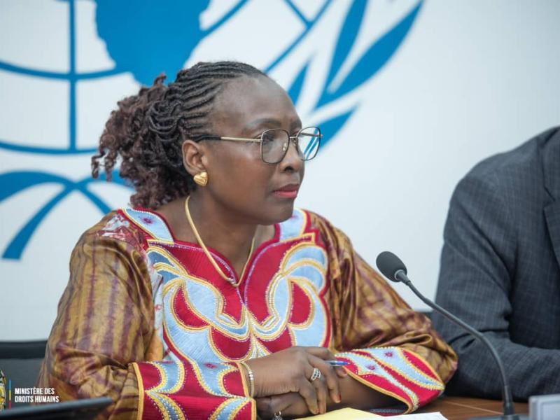 La ministre des droits humains Chantal Chambu Mwavita [photo d'illustration]