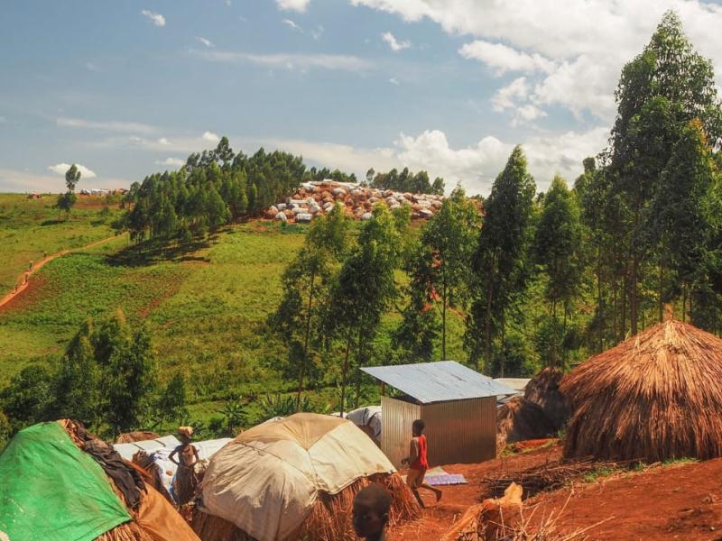 Un site des déplacés dans la province de l’Ituri [photo d’illustration]