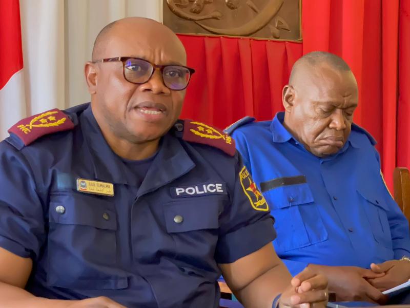 Le Chef de la Police du Haut-Katanga, Blaise Kilimbalimba