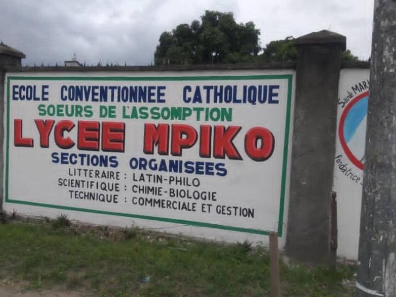 Lycée Mpiko, l’une des écoles catholiques dans la ville de Kinshasa [photo d’illustration]