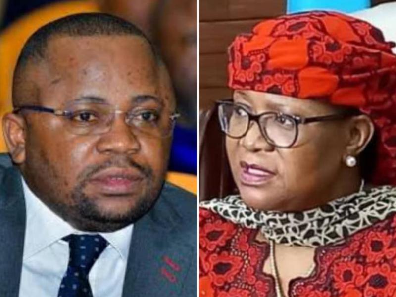 Flory MAPAMBOLI et Thérèse KABEDI KAPANGALA, respectivement Député national et Gouverneure de la Banque Centrale du Congo