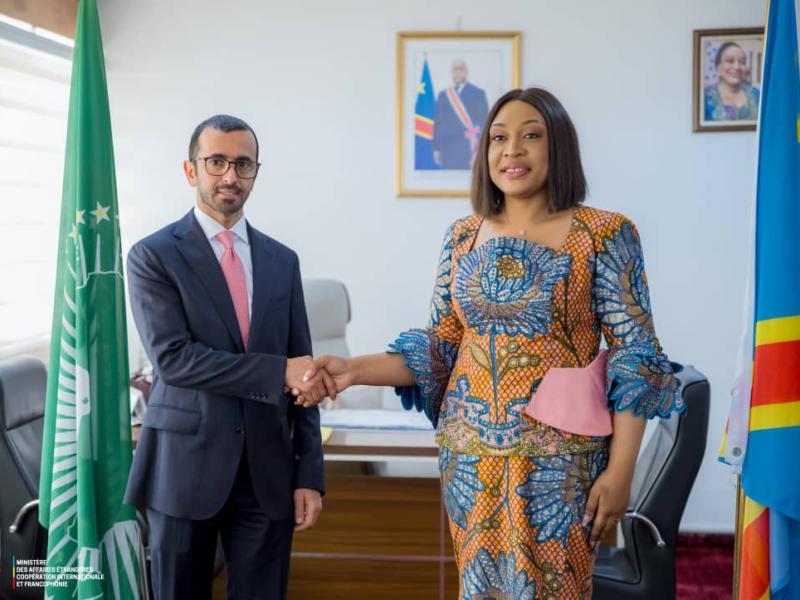 Le Chargé d’Affaires de l’État du Qatar accrédité en RDC reçu par la Vice-ministre des Affaires étrangères, Gracia Yamba Kazadi