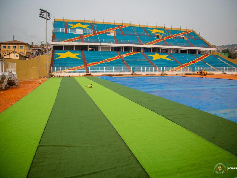 Une vue du Stade Lumumba, à Matadi, chef-lieu de la province du Kongo central