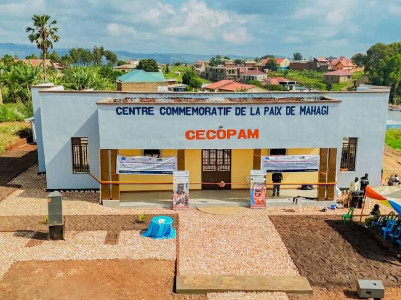 Le nouveau bâtiment du centre commémoratif de la paix de Mahagi [photo d'illustration]