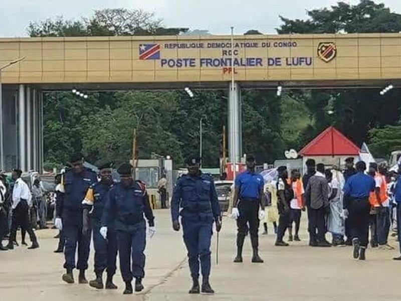 Le poste frontalier de Lufu séparant la RDC et l’Angola [photo d’illustration]