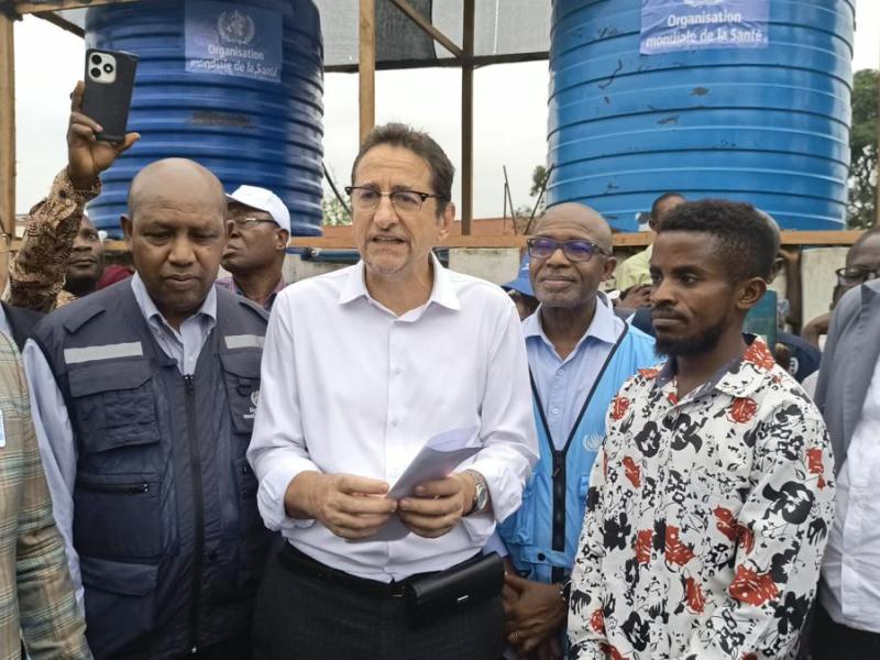 Bruno Lemarquis, représentant spécial adjoint du secrétaire général de l’ONU en RDC a visité le site de déplacés de Kongakonga à Kisangani [photo d'illustration]