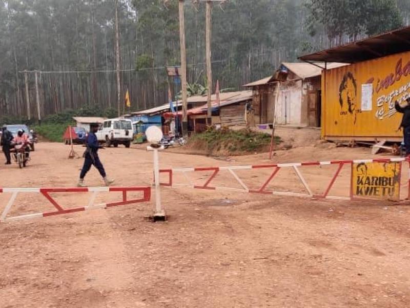 Barrière de Kangothe, dans la ville de Butembo [photo d’illustration]
