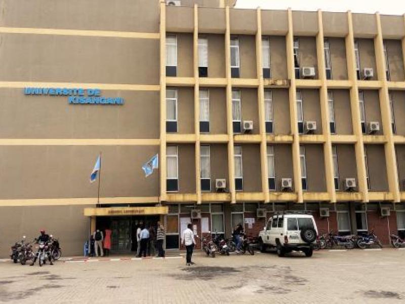 Le bâtiment administratif de l'Université de Kisangani