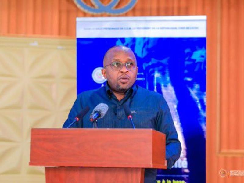 Le Vice-premier ministre en charge de l’Intérieur et la sécurité en RDC, Jacquemain Shabani Lukoo