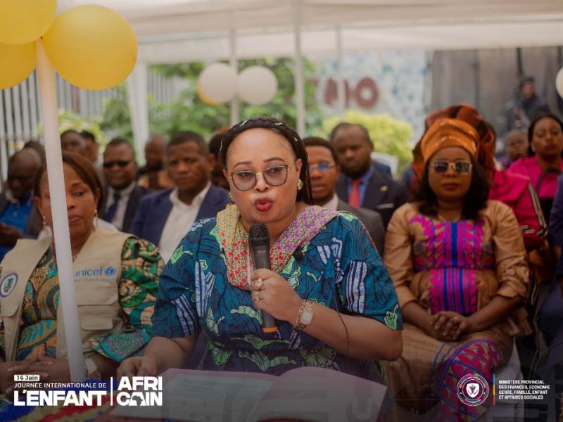 Yvette Tembo Kulemfuka, ministre provinciale des Affaires sociales