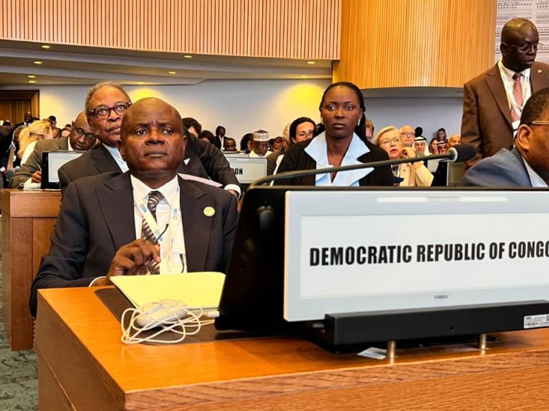 Le Ministre d'État Grégoire Muthsail Mutomb au sommet de l'ONU sur les systèmes alimentaires, lundi 28 juillet 2025