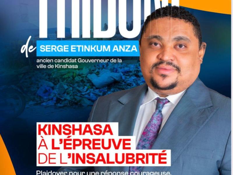 Affiche de La Tribune : Kinshasa à l’épreuve de l’insalubrité