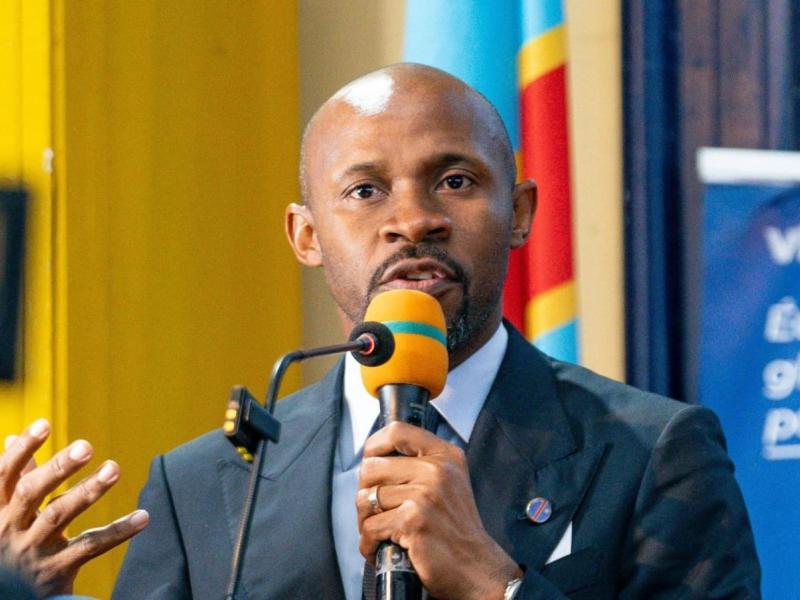 Patrick Muyaya Katembwe, ministre de Communication, Médias, et porte-parole du gouvernement congolais [photo d’illustration]