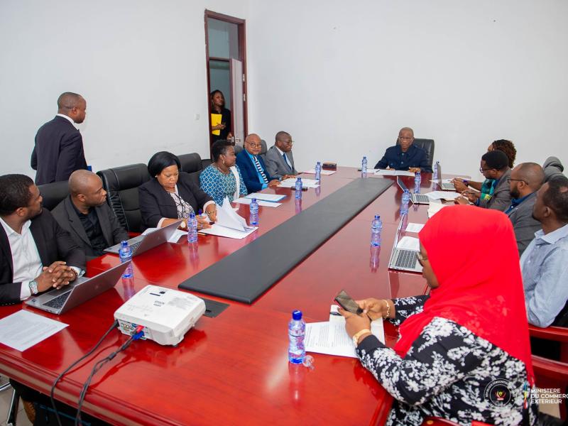 Une réunion stratégique a réuni les experts du ministère du Commerce extérieur et ceux de l’organisation internationale Trademark Africa, à Kinshasa, en vue du lancement du RECOS entre la RDC et l’Ouganda