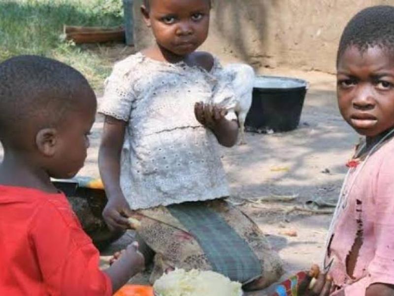 Des enfants frappés par la crise alimentaire dans l’est de la RDC [photo d’illustration]