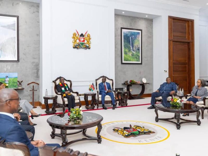 Le panel des facilitateurs sur la crise sécuritaire en RDC réuni, dans un sommet, autour des présidents de l’EAC et de la SADC