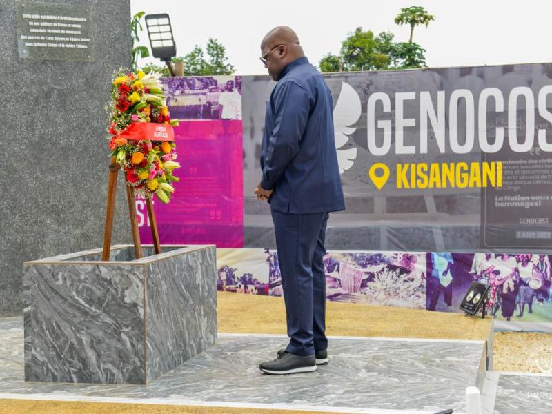 Le Président Félix Tshisekedi rend hommage aux victimes de l’agression rwandaise en RDC