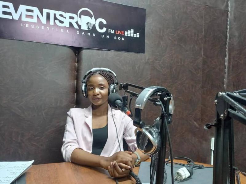 Glody Ndaya, Directrice générale du média en ligne Eventsrdc.com