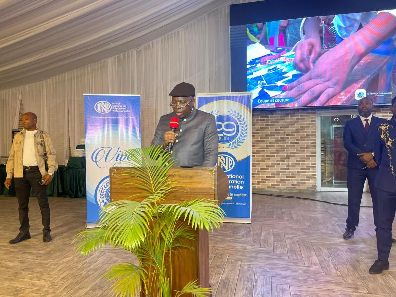 Godefroy Tshimanga, Directeur général de l'Institut National de Préparation Professionnelle
