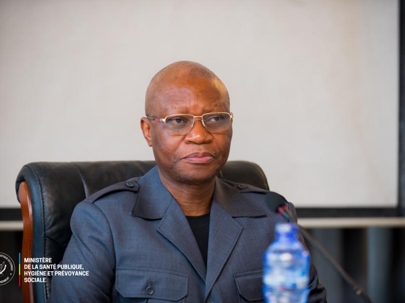 Docteur Samuel Roger Kamba, ministre de la Santé publique, Hygiène et Prévoyance sociale