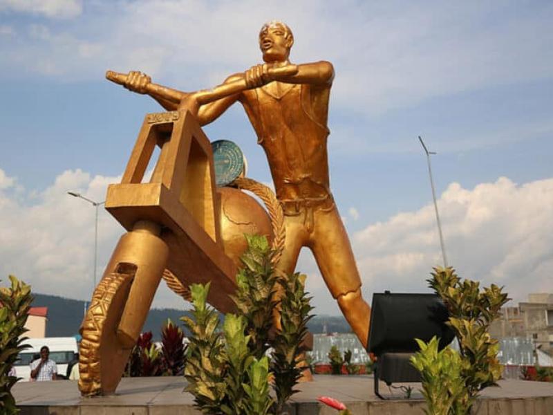 Rond-point Chukudu situé dans la commune de Goma [photo d’illustration]