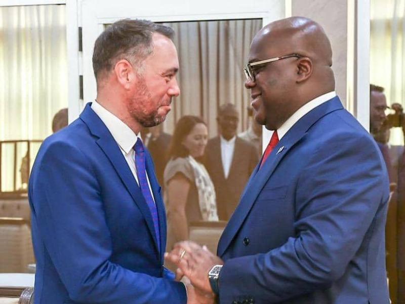 Maxime Prévot reçu par le Président Félix Tshisekedi