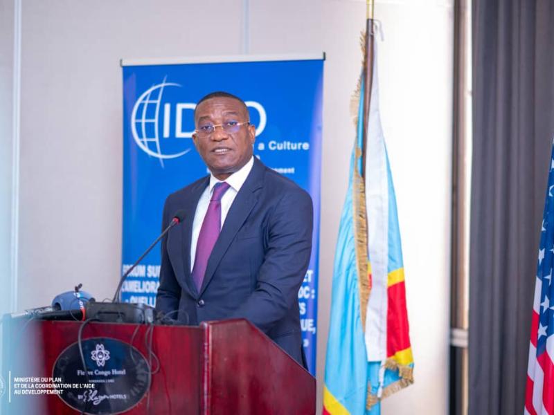 Le ministre d’État Guylain Nyembo, ministre du Plan et chargé de l’Aménagement du Territoire